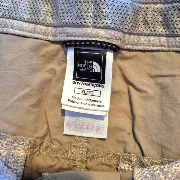 North Face boys size XL light weight convertible pants, adjustable waist, VGUC - Picture 3 of 9